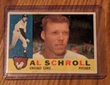 1960 Topps #357 Al Schroll Vintage Chicago Cubs Baseball Card