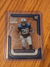 2020 Panini Chronicles Playoff Momentum Jonathan Taylor RC Colts #M-7 Clear