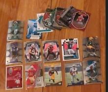 x21 nfl card lot, includes inserts See pictures