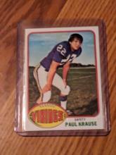 1976 Topps Vintage Paul Krause #65 Minnesota Vikings