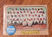 1968 Topps St. Louis Cardinals Team Card #497