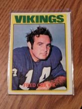 Fred Cox 1972 Topps #194 Minnesota Vikings Football Card