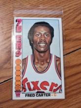 Fred Carter 1976-77 Topps Philadelphia 76ers #111