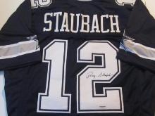 ROGER STAUBACH SIGNED JERSEY WITH COA
