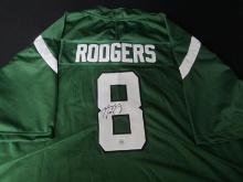 JETS AARON RODGERS SIGNED JERSEY PRO CERT COA