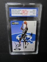1997-98 UD CC GRANT HILL AUTOGRAPH FSG AUTH