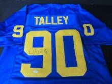 Darryl Talley Signed Jersey JSA COA