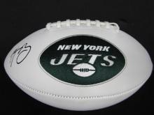 AARON RODGERS SIGNED JETS FOOTBALL COA