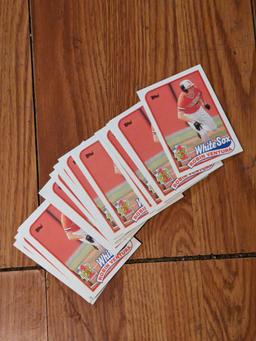 x25 lot all being 1989 Topps Chicago White Sox 764 Robin Ventura 1st Draft Rookie RC Baseball Cards