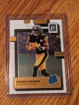 2022 Donruss Optic George Pickens Rated Rookie RC #223 Steelers