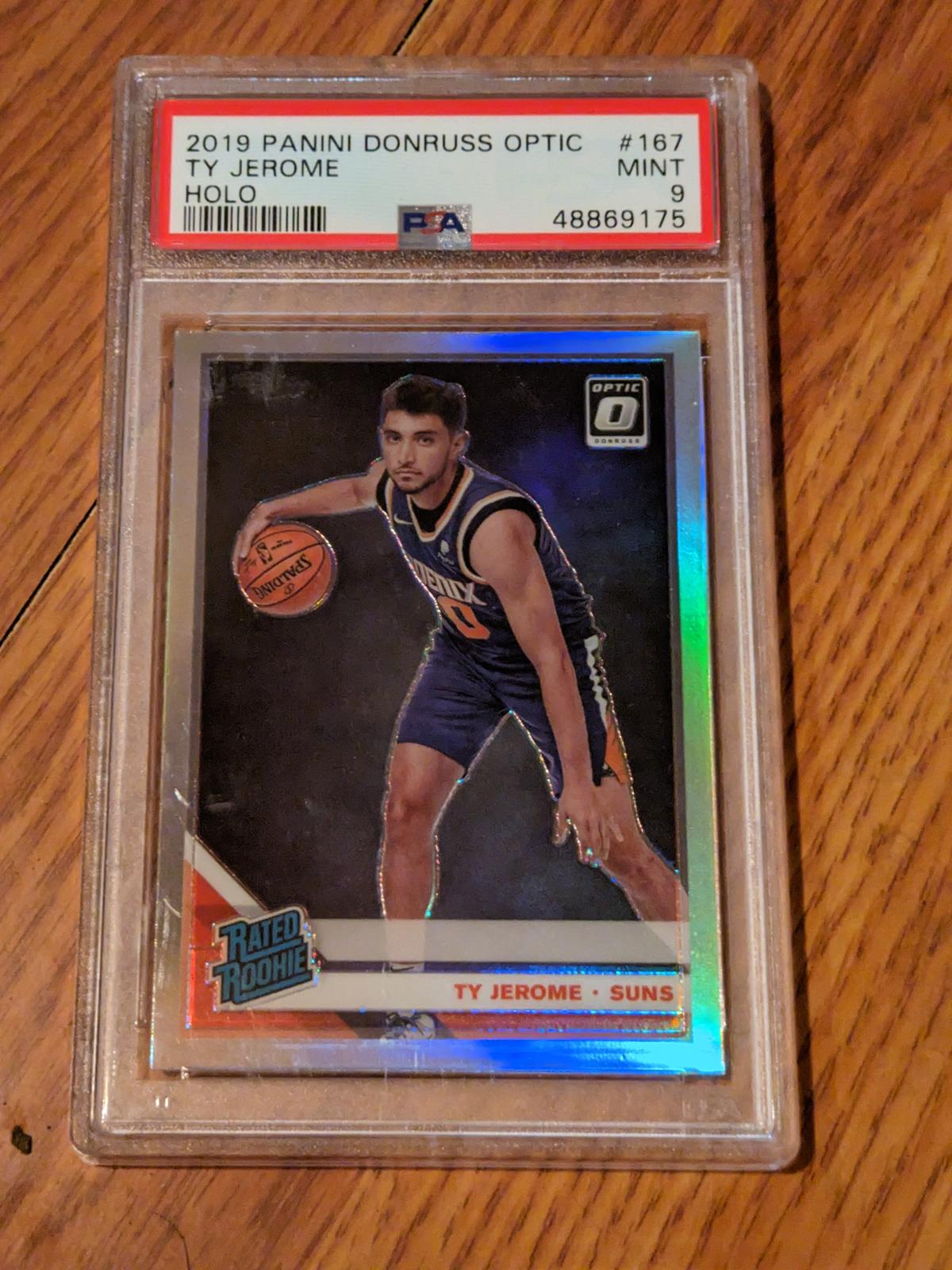 TY Jerome 2019 Donruss optic mint 9 graded by psa holo Refractor Rated Rookie