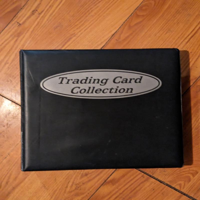 Adams family 1991 - 1990's trading book card collection - x54 sleeved book