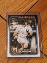 2024 Topps Series 1 Jasson Dominguez Rookie #60 Yankees RC