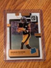 2022 Donruss Optic George Pickens Rated Rookie RC #223 Steelers