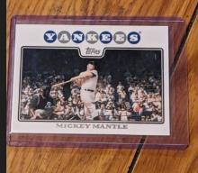 Mickey Mantle 2008 Topps #7 Baseball Card | New York Yankees