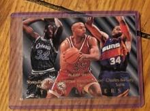 1994 Fleer Team Leaders Shaquille O'Neal Charles Barkley Clarence Weatherspoon