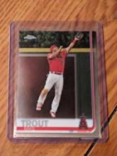 2017 Topps Chrome Mike Trout #200 Los Angeles Angels