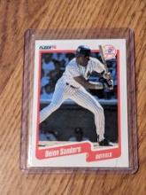 1990 Fleer Baseball Deion Sanders #454 Baseball Card Yankees