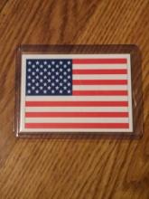 1991 Score American Flag Baseball Card #737 Desert Storm commemorative