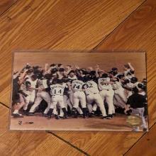Vintage World series photo with Rodriguez