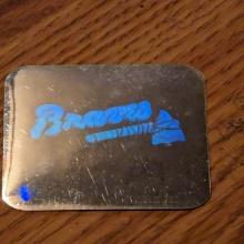 Atlanta Braves Vintage 3-d hologram sticker