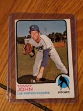 1973 Topps Tommy John #258 Baseball Card Los Angeles Dodgers