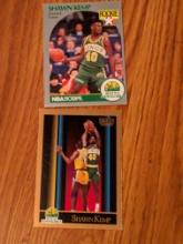 x2 Vintage shawn kemp lot with rookie