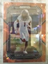 2023 Prizm Red Cracked Ice Rookie Quentin Johnson #138