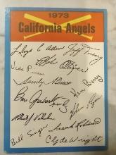 1974 Topps Checklist California Angels