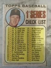 1968 Topps Series 1 Checklist #67