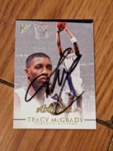Tracy Mcgrady autographed card w/coa