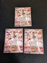 x3 lot all being 1996 Donruss Roger Clemens . Boston Red Sox #539