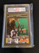 Gerald Wilkins 1993 Skybox Auto Authenticated by Fivestar Grading