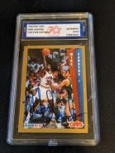 Mike Sanders 1992 Fleer Auto Authenticated by Fivestar Grading