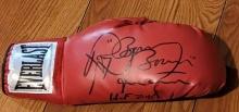 Ray Boom Boom Mancini autographed boxing glove with JSA COA