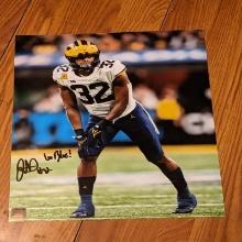 Jaylen Harrell autographed 8x10 photo with coa sticker stamp only