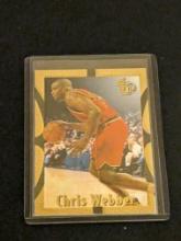 1994 Topps Embossed 100 Chris Webber Washington Bullets Golden Idols