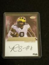 Ronnie Bell 2023 SAGE Auto Autograph Next Level RC Rookie Michigan 49ers