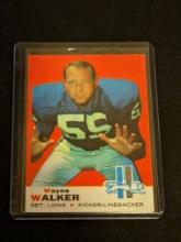 Wayne Walker 1969 Topps #54 Sports NFL Detroit Lions Vintage Trading Card