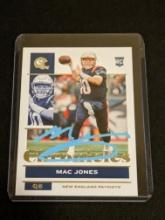 Mac Jones autographed card w/coa