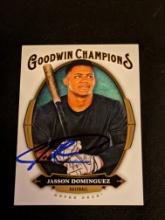 Jasson Dominguez autographed card w/coa