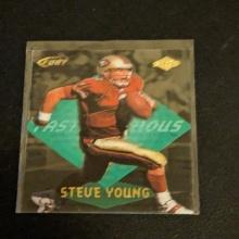 1999 Collector's Edge Fury Fast and Furious Preview Steve Young #22 HOF