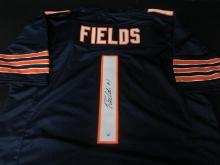 Justin Fields Signed Jersey COA Pros