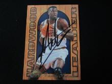 Dikembe Mutombo signed basketball card COA