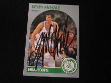 Kevin McHale signed basketball card COA