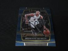 Dejounte Murray signed basketball card COA