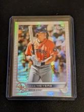 Jake Meyers 2022 Topps Chrome #114 ROOKIE RC SILVER HYPER PRISM REFRACTOR ASTROS