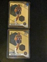 x2 lot both being Immanuel Quickley RC #208 2020-21 Panini Mosaic Base Rookie New York Knicks