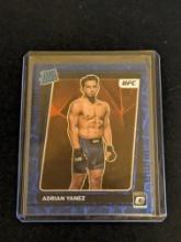 Adrian Yanez UFC 2022 Donruss Optic blue Prizm Rated Rookie Card
