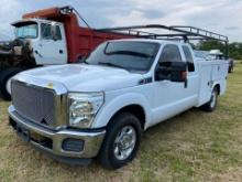 2013 Ford XLT Super duty work bed tool box